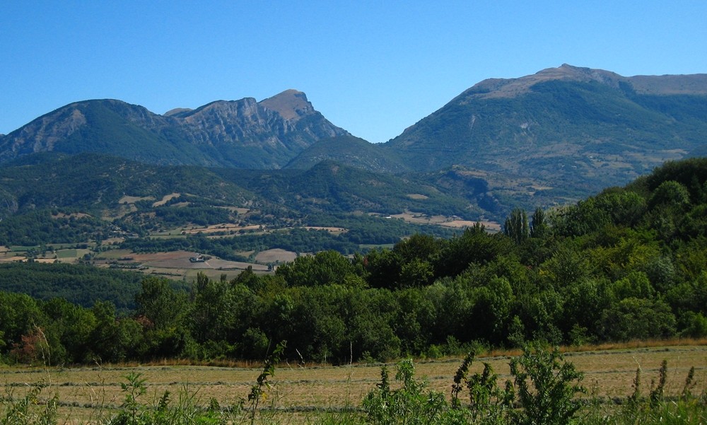 L'objectif du jour : Pradou et Roche Rousse, face au Grand Delmas