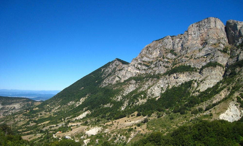 Pradou (à G) et Roche Rousse (à D)