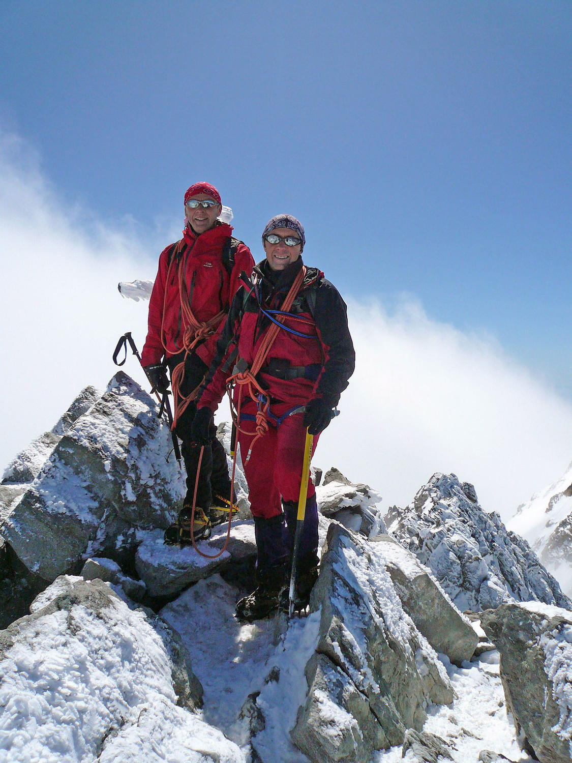 Au sommet du Lagginhorn