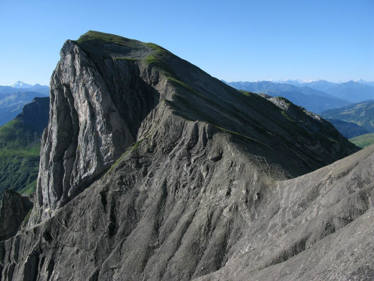 Sommet de la Miaz depuis la Forclaz