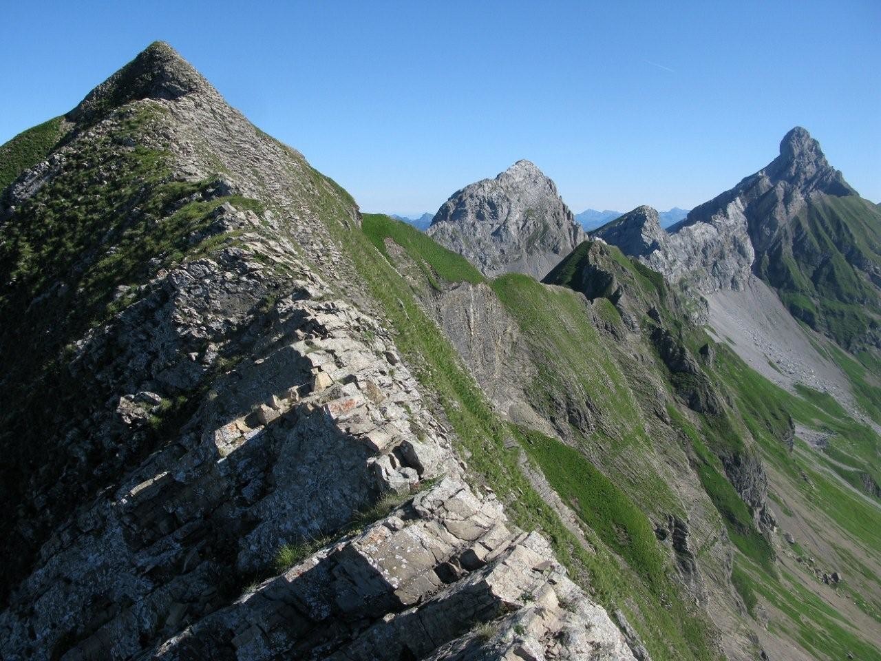 Arête du Mont Fleuri Charvet et Pointe Percée