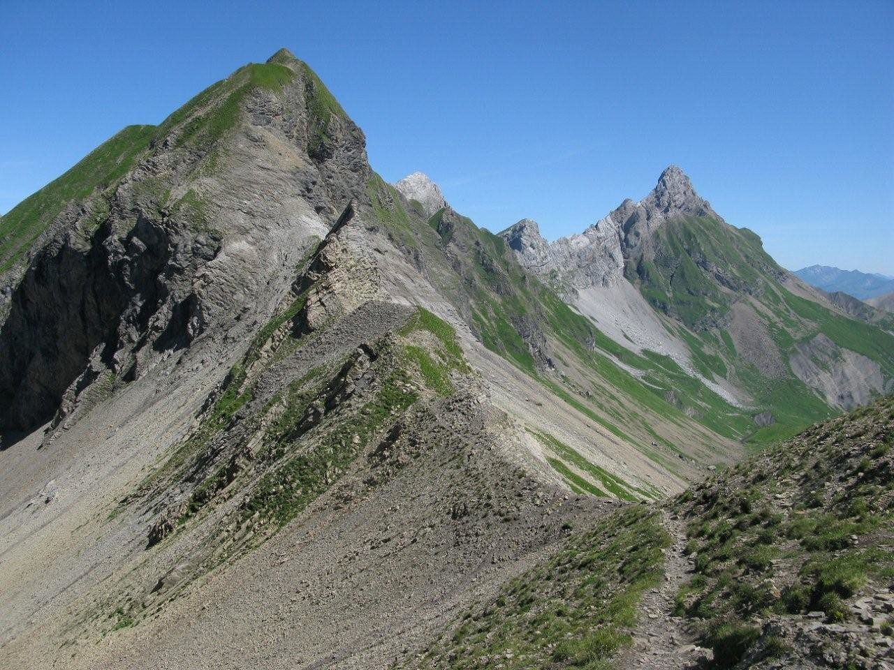Fleuri Charvet Pointe Percée depuis la Forclaz