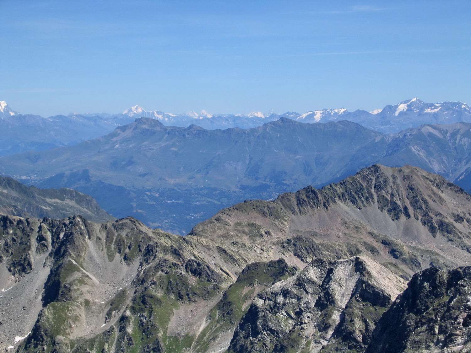 le valais, du rocher Blanc