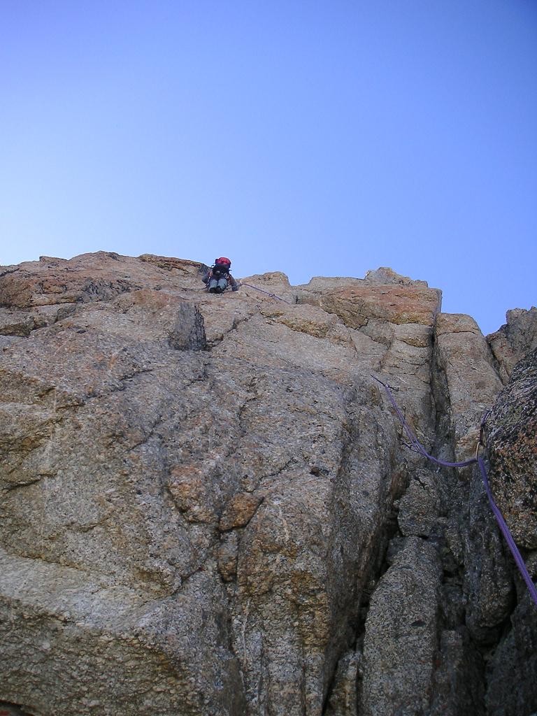 Aiguille d'Orny - Moquette - Dernière longueur