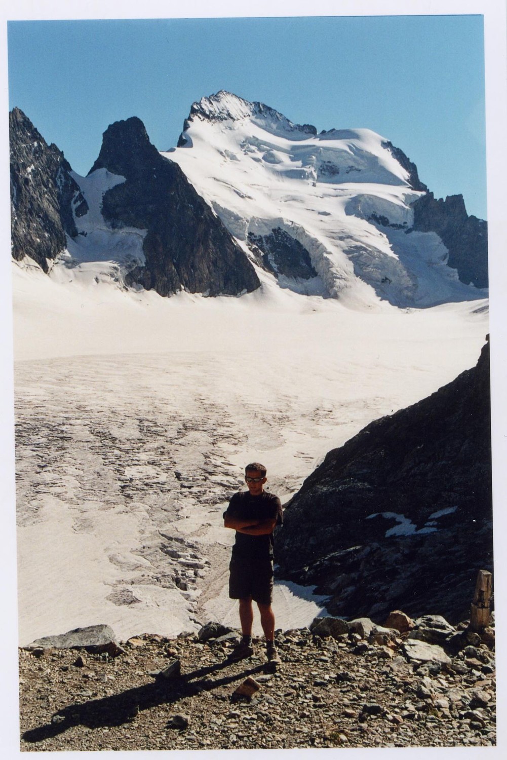 au refuge, devant la Barre
