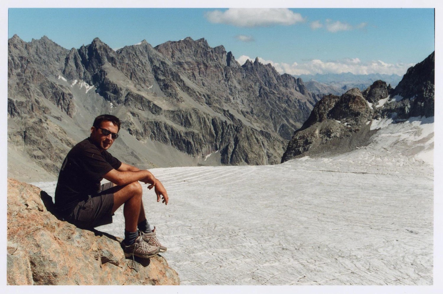 sur les rochers du refuge