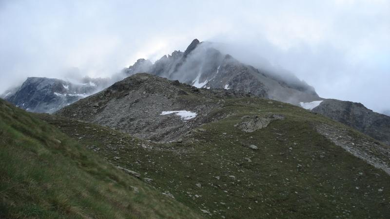 Arete du plan de Bertol depuis le plan lui-même