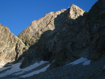 L'arête des Conseillers, depuis la brèche de Néouveille au sommet