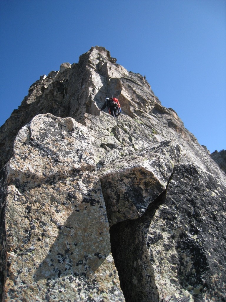 L'arête des 3 conseillers... le dièdre est en vue!