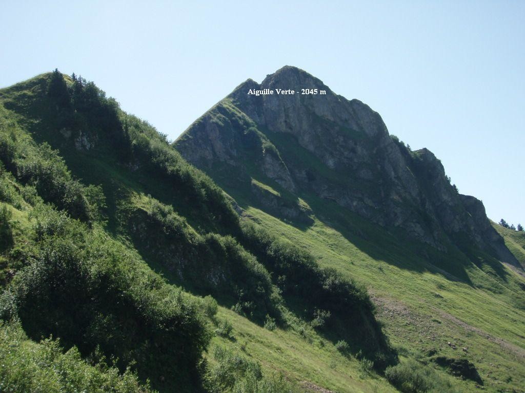 Montée à l'Aiguille Verte du Chinaillon
