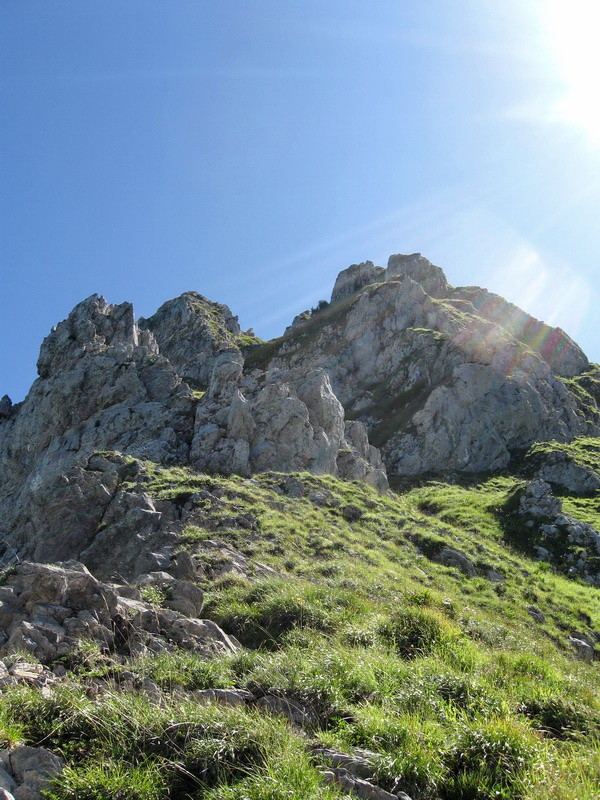 Le départ du couloir de Chavasse