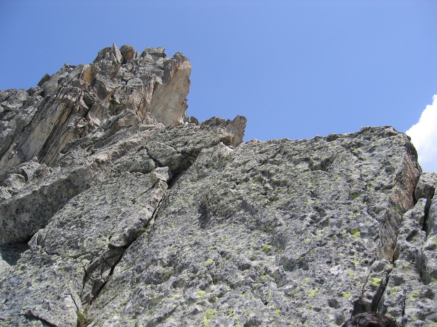 L'arête NW du Ramoun