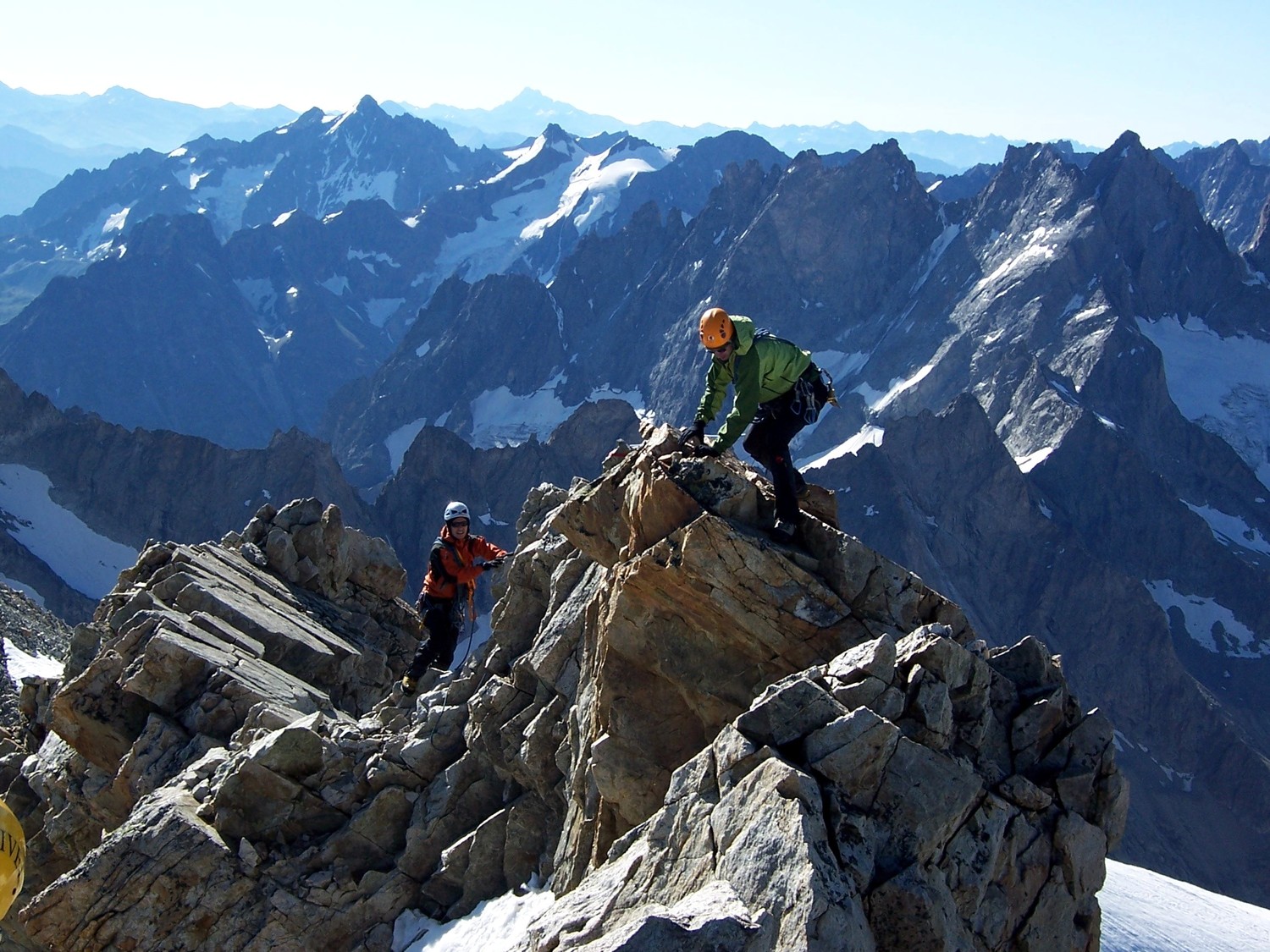 Ecrins - Le Rateau Est - Arête sommitale