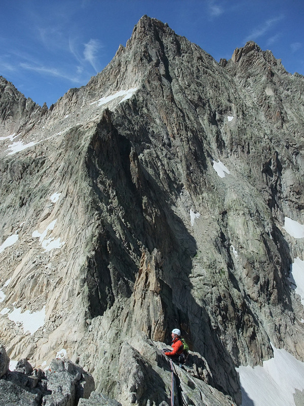 Aiguille Centrale du Soreiller, face S