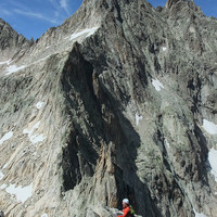 Aiguille Centrale du Soreiller, face S