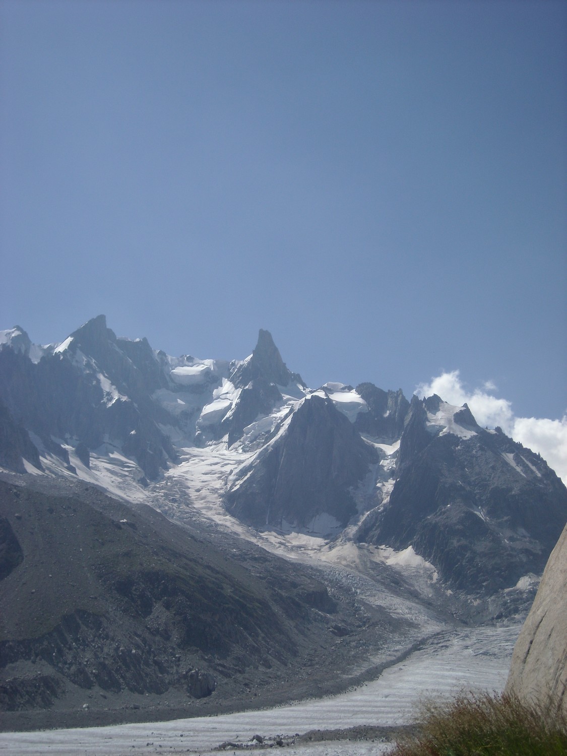 La Dent du Géant depuis R1.