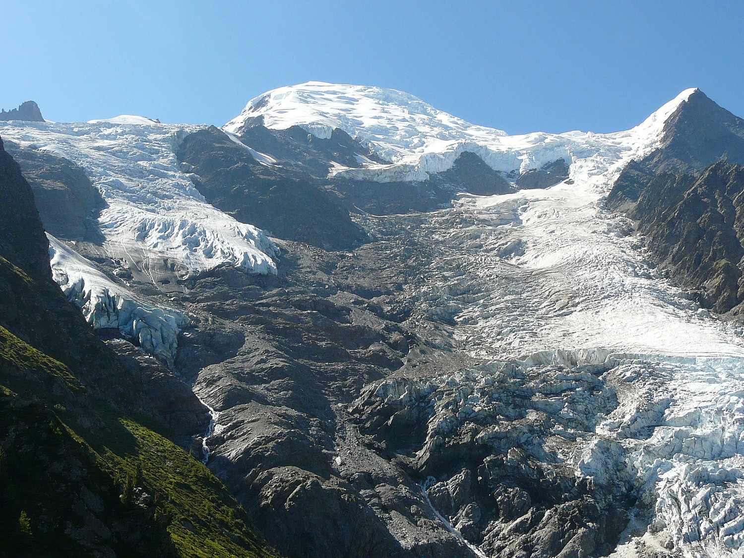 En montant à la Jonction par Taconnaz