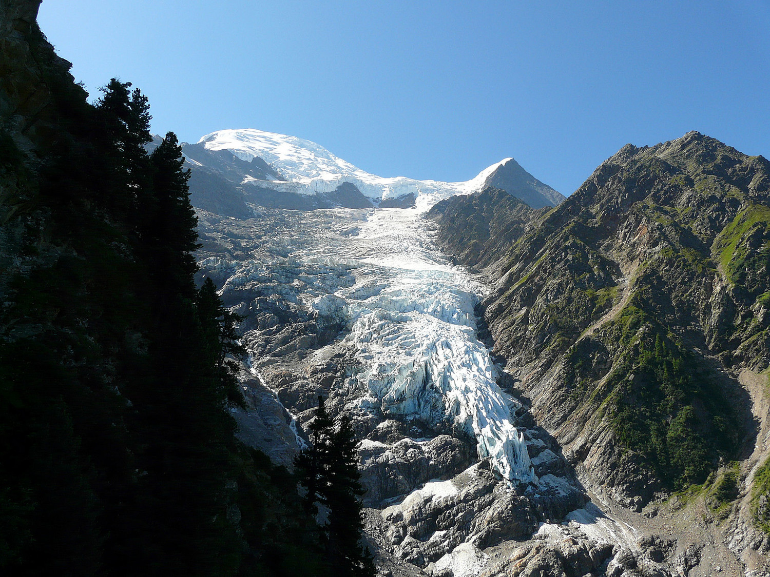 Le glacier de Taconnaz