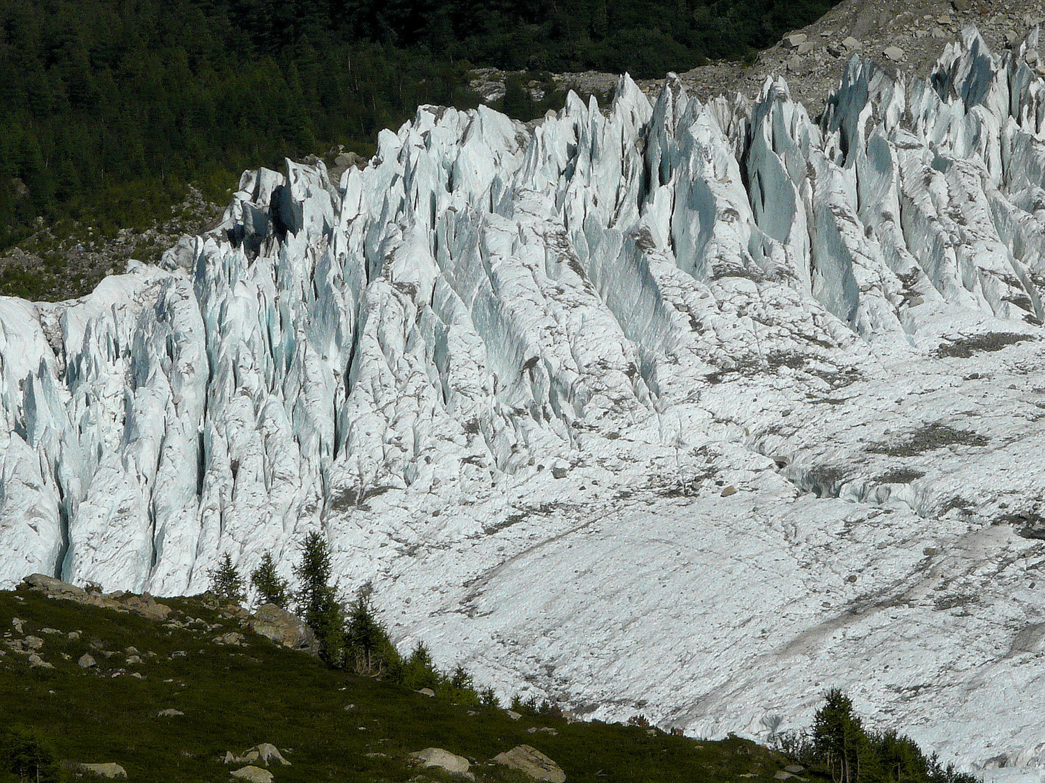 Séracs, glacier des Bossons