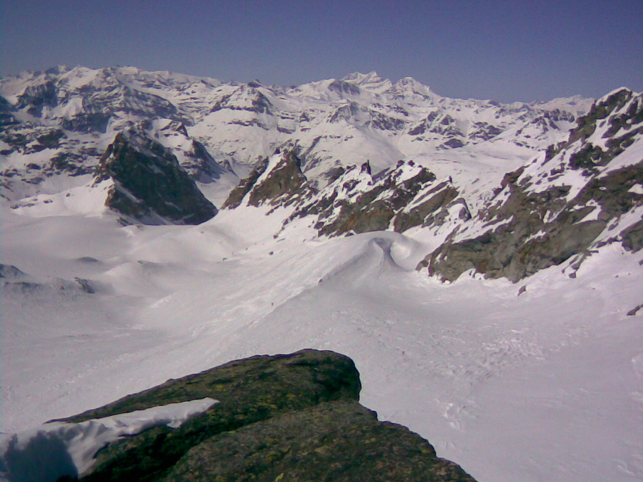 la grande casse vue de la tour bramafan