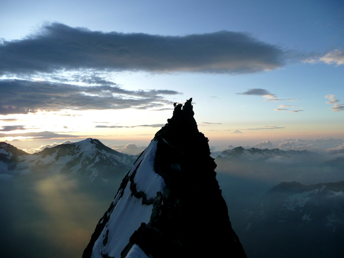 Grand gendarme de la Lenzspitze