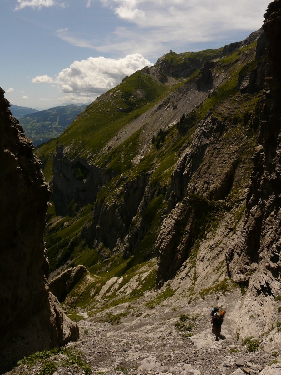 Montée au Chalet de Platé