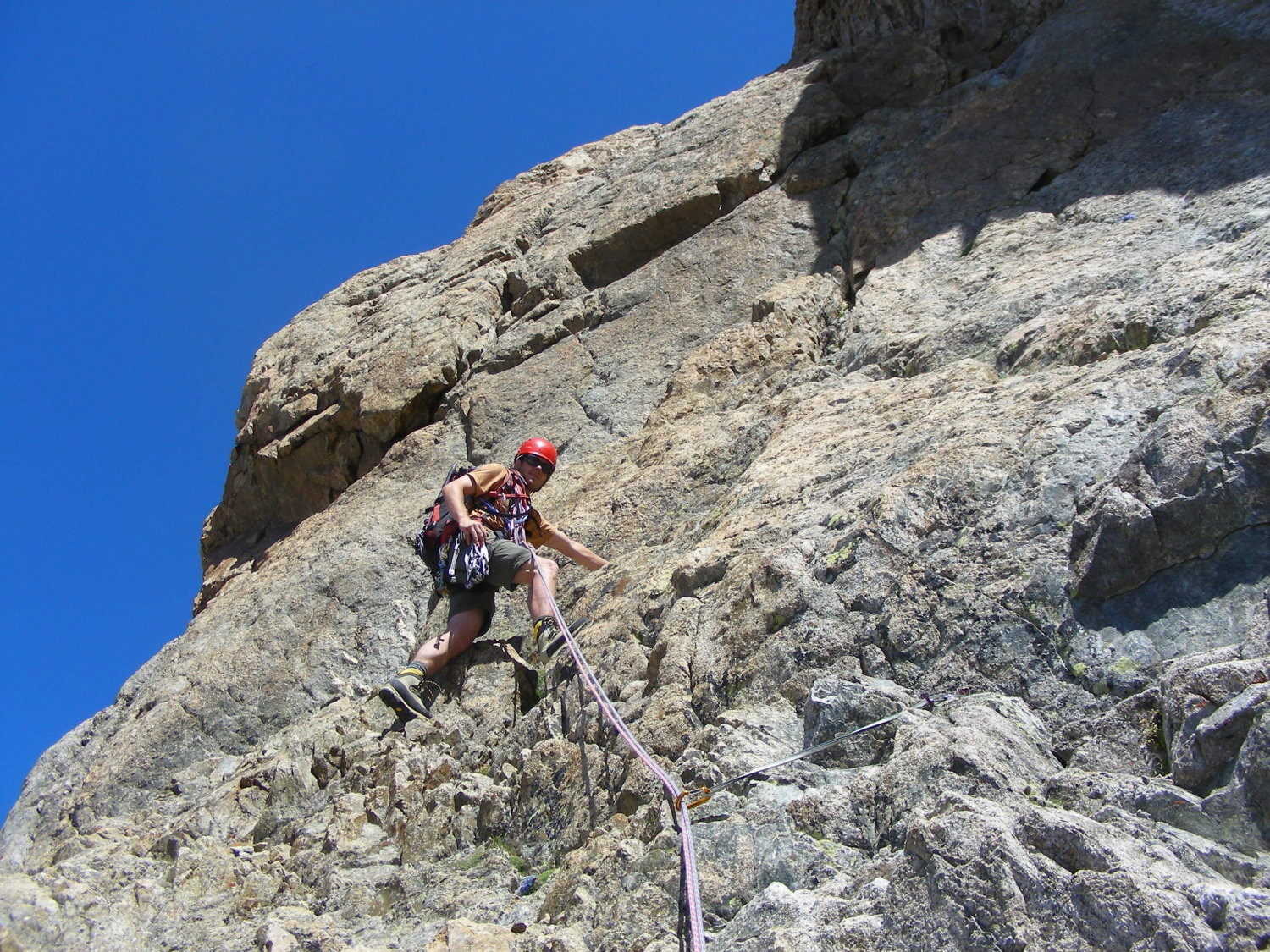Below the chimeney, before the ramp