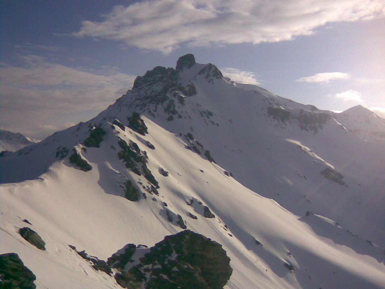Grand roc noir de la pointe du grand vallon