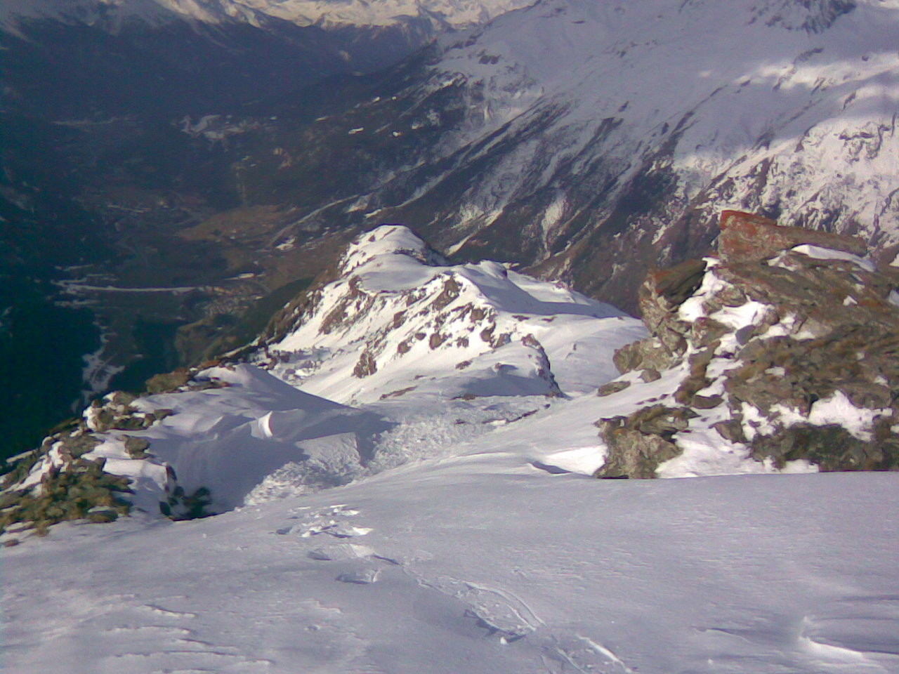 Crête de la turra à la descente