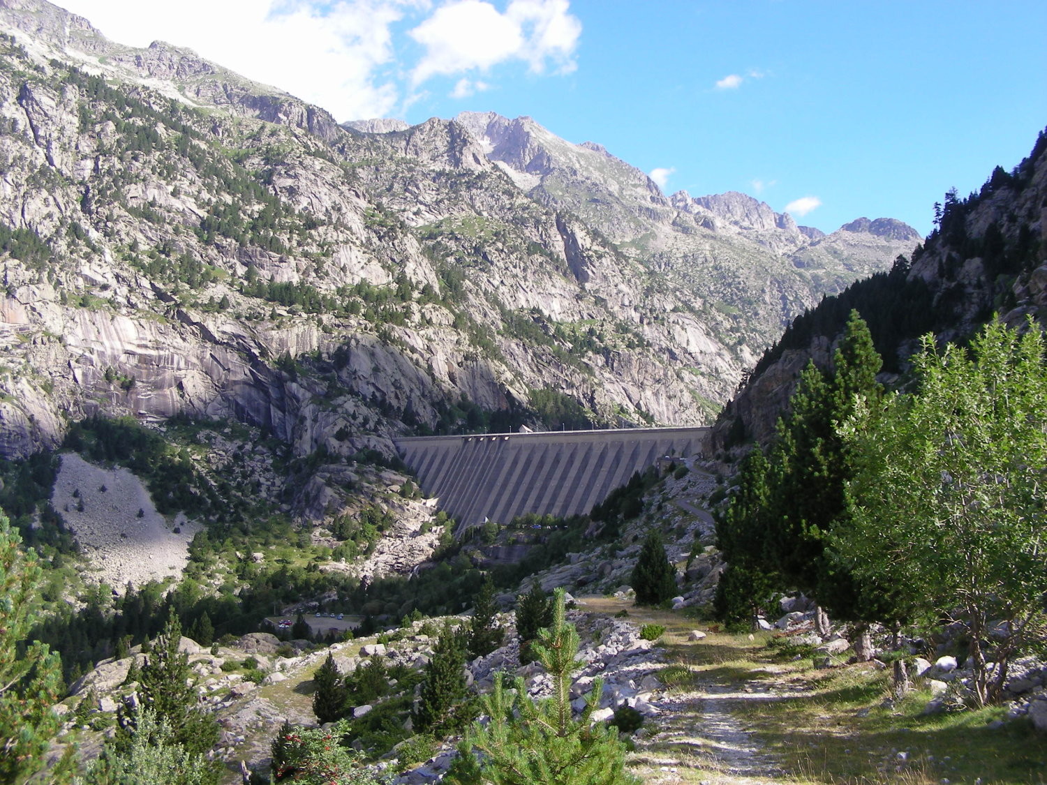 Le barrage de Cavallers