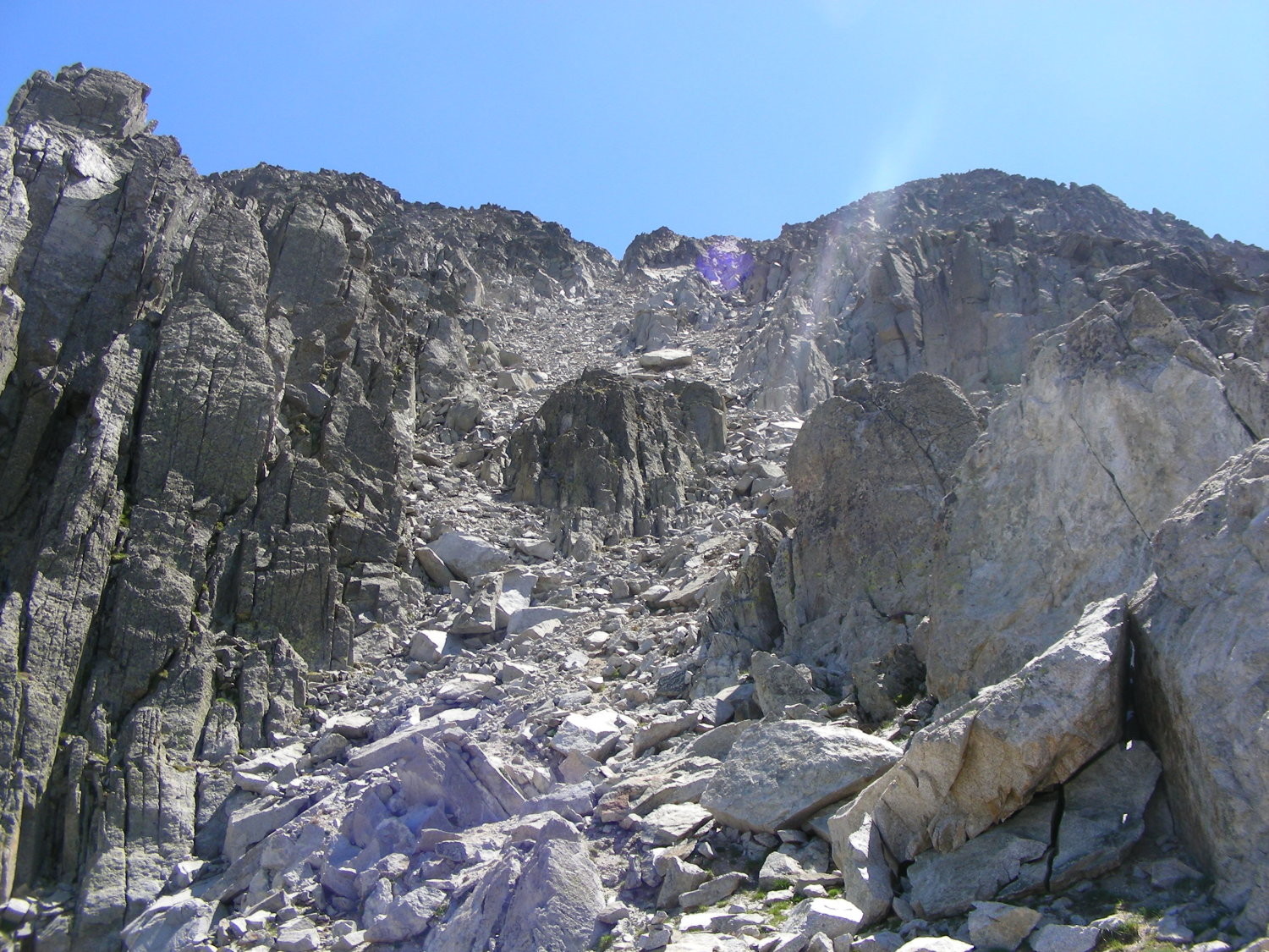 La combe NE de la Punta Alta