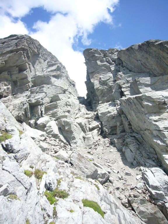 brèche de descente par le sud