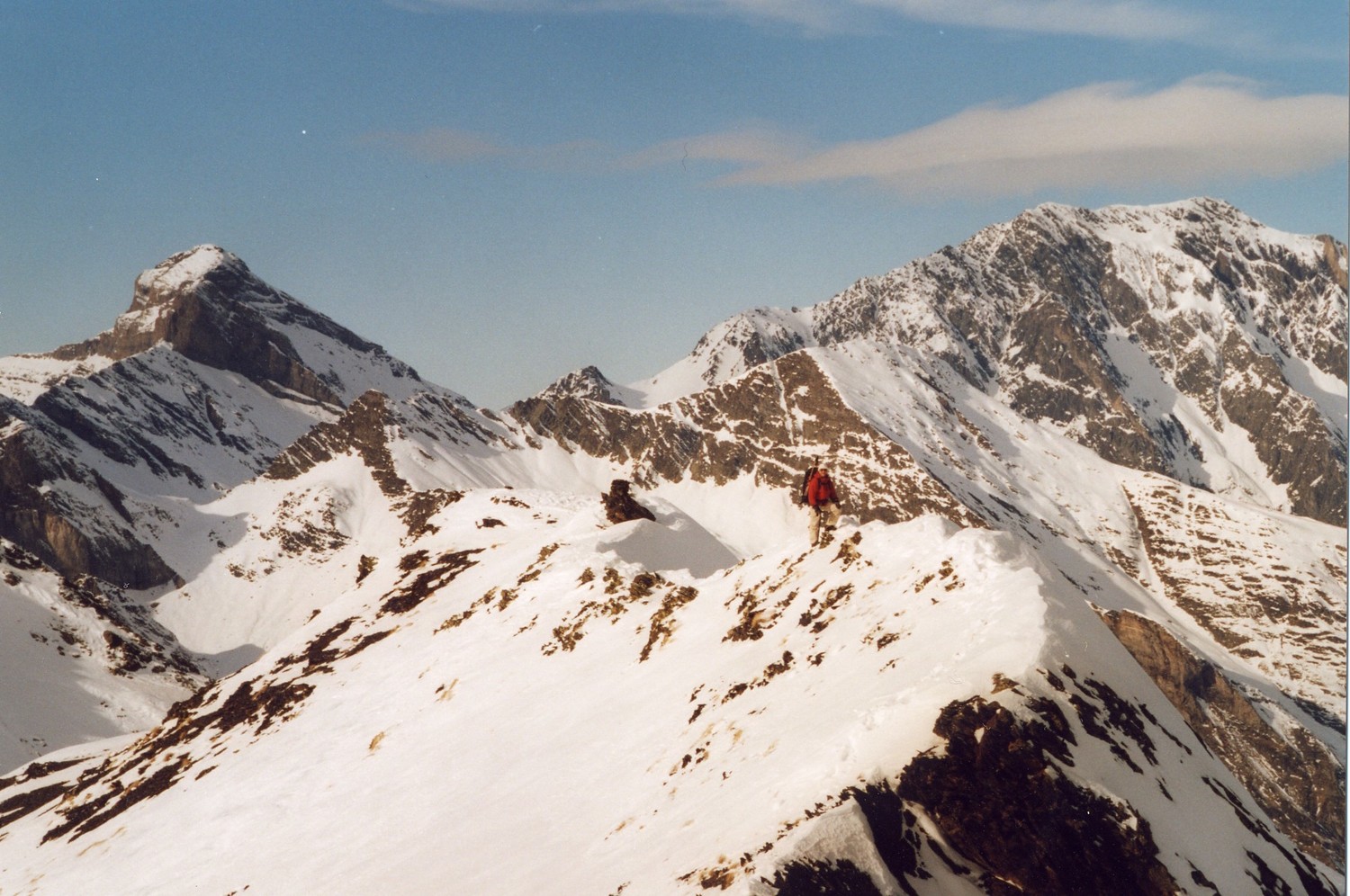 Sur la crête
