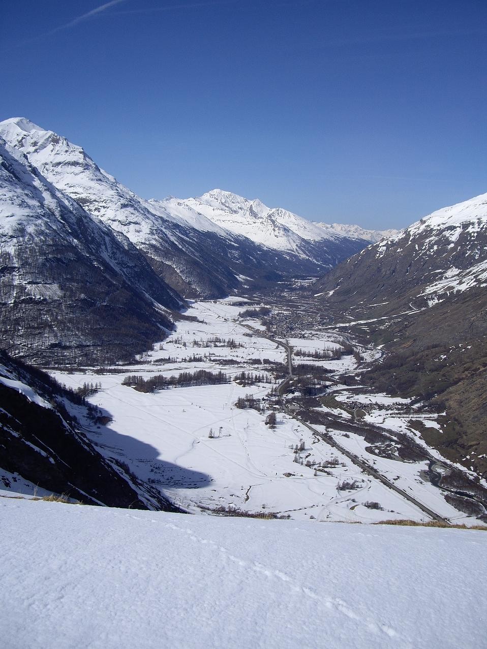 Au plateau d'Andagne vue sur Bessans