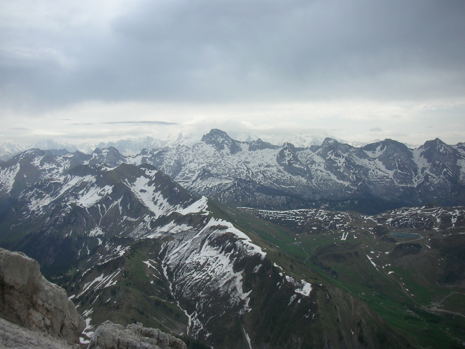 les aravis depuis l'arrete
