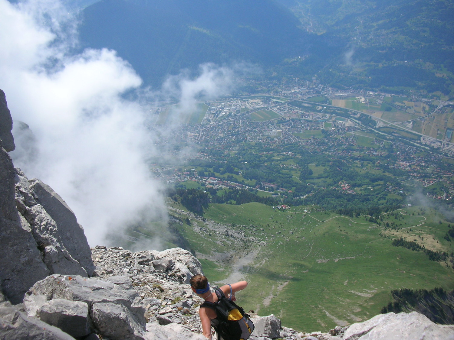 vue sur les chalets de varan