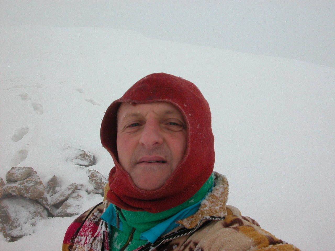 Moi perdu dans la tempête