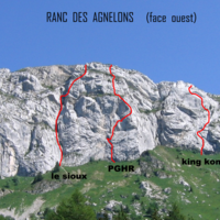 Ranc des Agnelons - face W