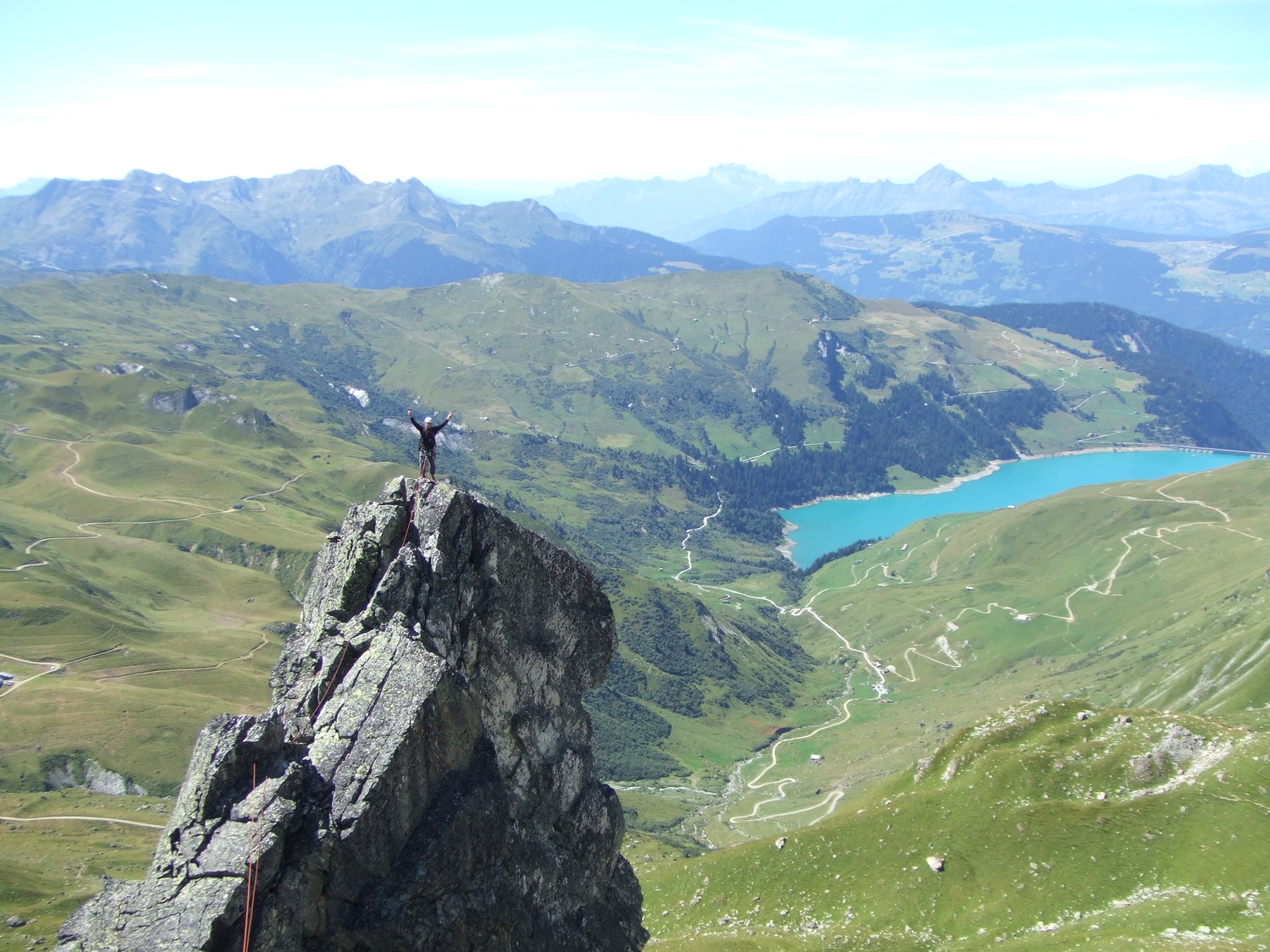 sur la tête de lion