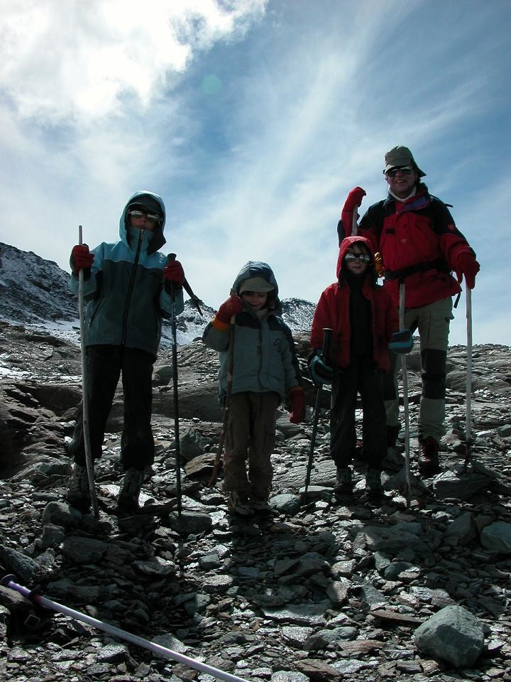 Dans la zone de moraine