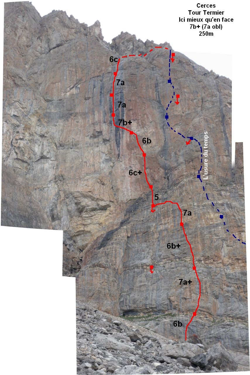 Topo Tour Termier - Chacal blog