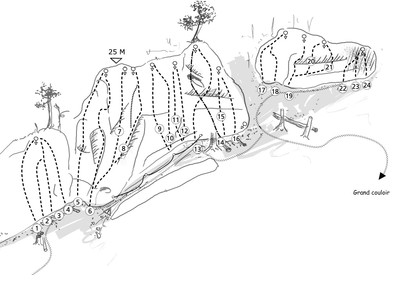 Cortébert, secteur "Belle étoile" et "Slow time" Cortébert, secteur "Belle étoile" et "Slow time"