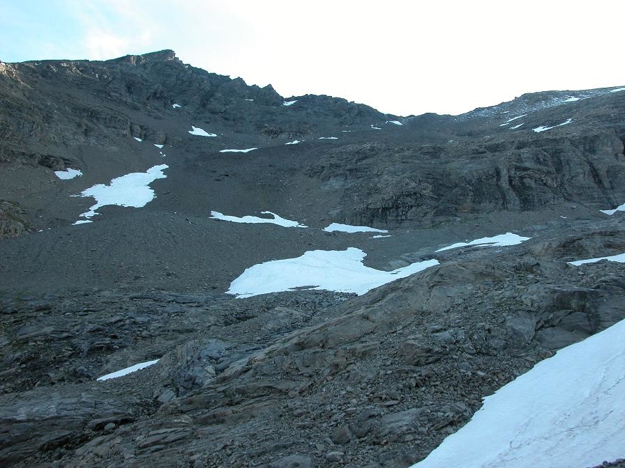 Vue sur la Pointe sud de la Grande Felouse du Gripin