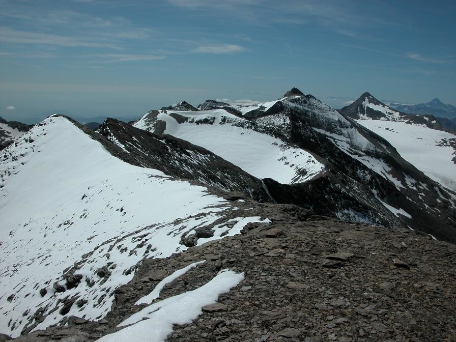 vue sur le parcours de la Pointe Sud du Grand Fond