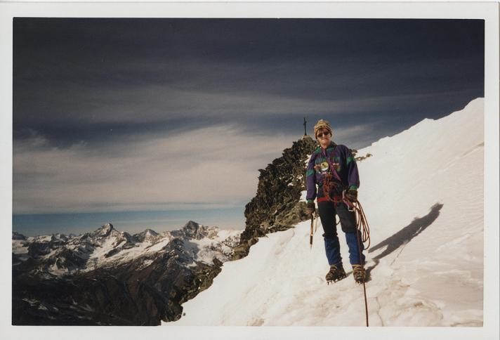 Moi sur l'Allalin