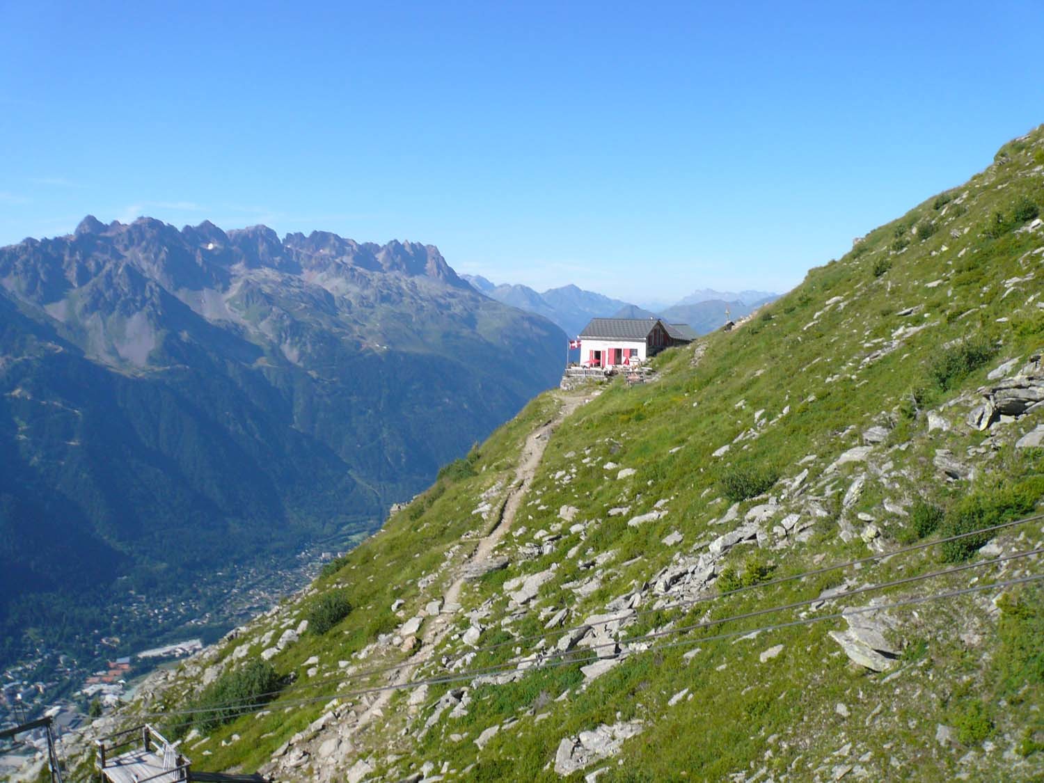 Depuis le téléphérique
