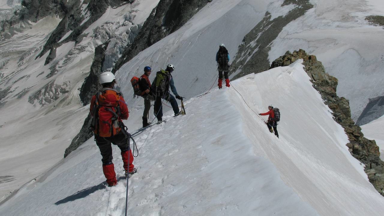 La descnte de l'arête