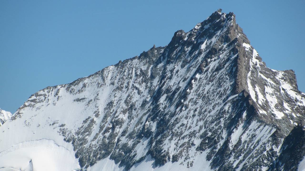 Le Rothorngrat depuis la pointe de Zinal