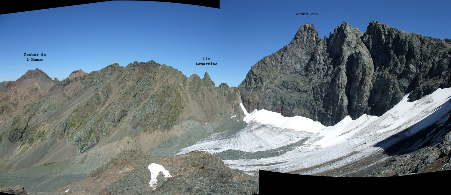 Arêtes du Rocher de l'Homme au Gd Pic