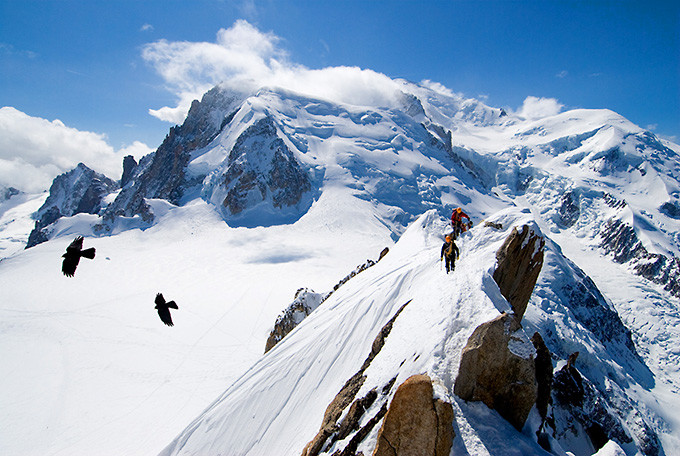 Sommet de l'arête